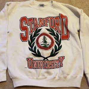 White Stanford University Crewneck size M